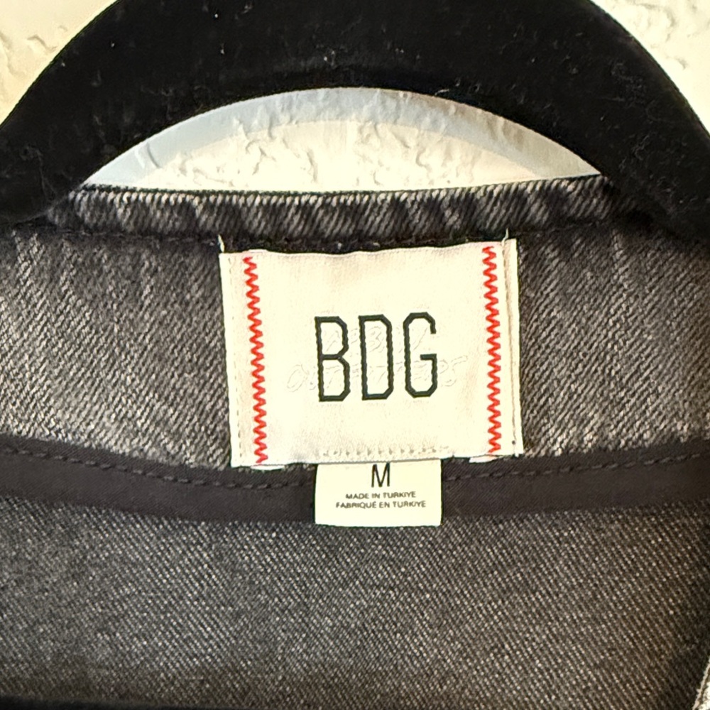 BDG Gray Denim Vest - Picture 2 of 3